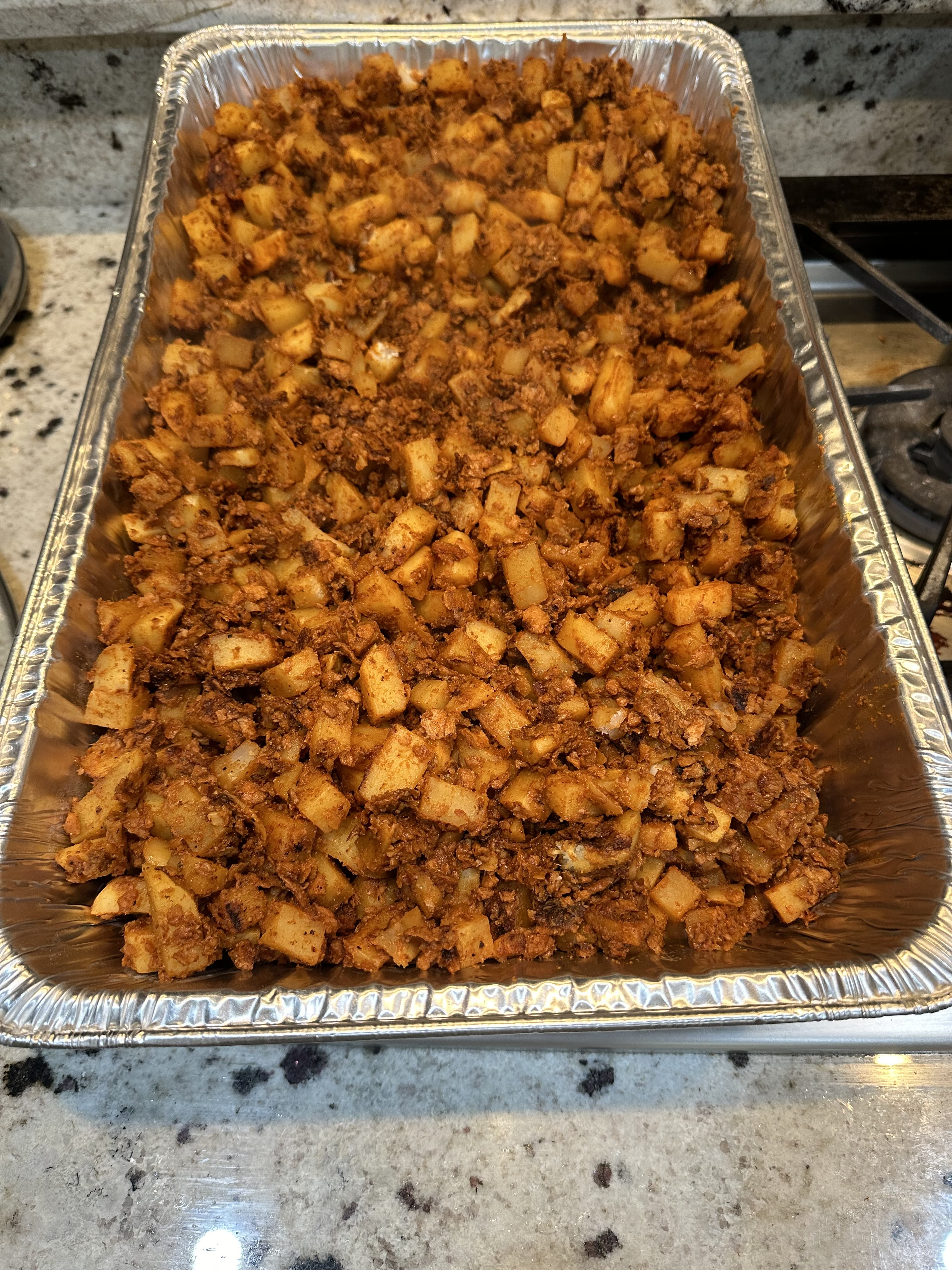 Papas con Chorizo Tray
